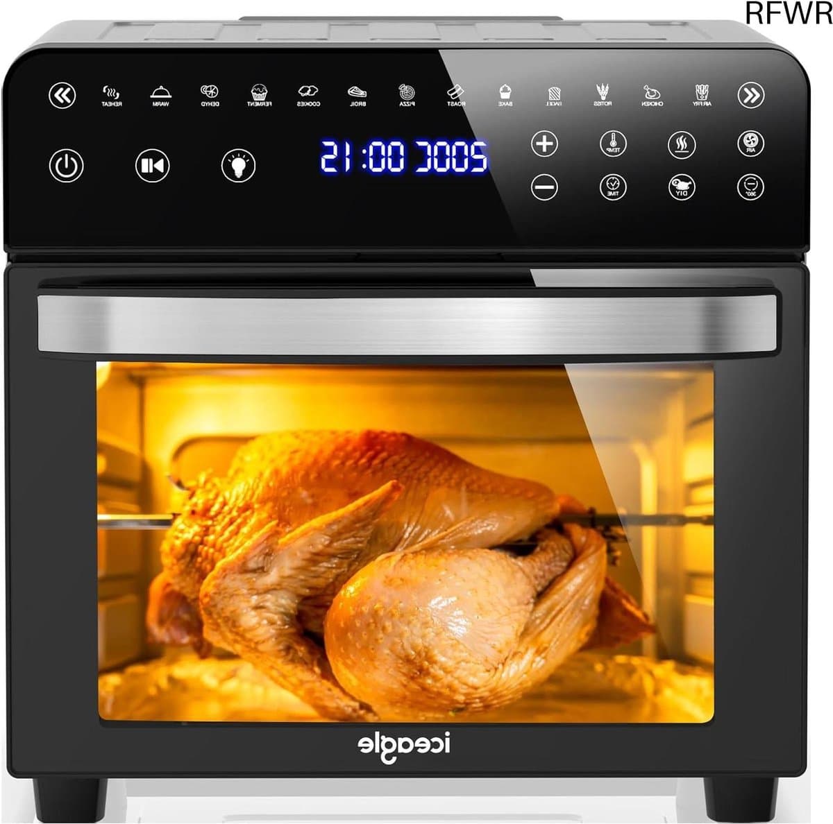 RFWR® Heteluchtfriteuse XXL 15L met 13 programma's - Gezond koken en energie besparen — afbeelding 1