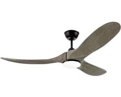 Nivard Plafondventilator - Met Verlichting - Plafond Ventilator - Met Lamp - Plafonniere Met Ventilator - Met Licht - Stijl P - 150cm