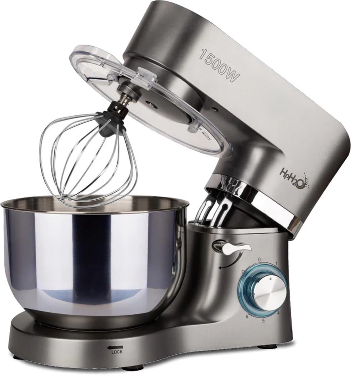 Empire's Product Mixer Met Mengkom - Deegmachine - Deegmixer - Kneedmachine - Met Kom - 1500W - Grijs — afbeelding 1