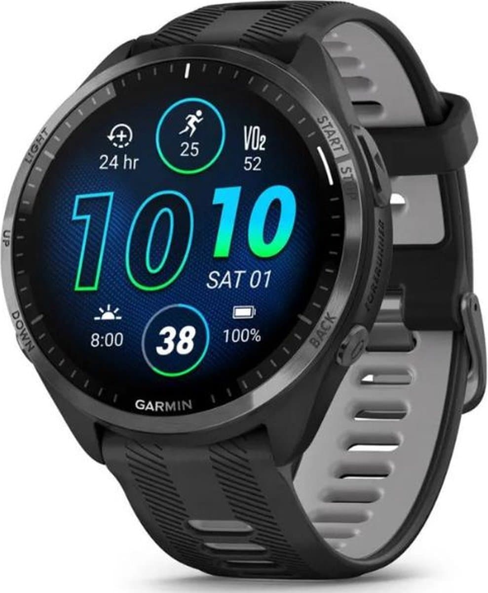 Garmin Forerunner 965 - Sporthorloge met GPS - Geschikt voor Hardlopen - 47 mm - Zwart — afbeelding 1
