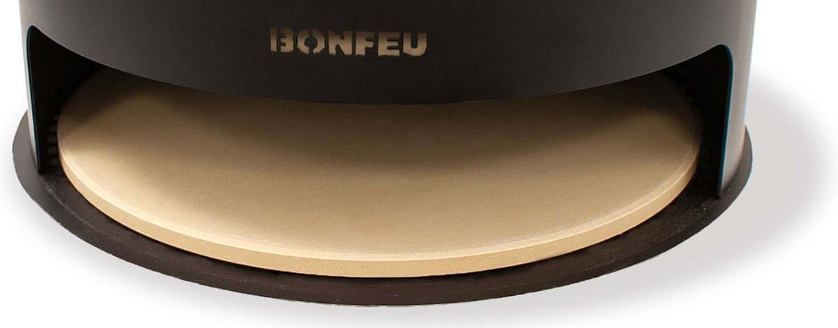 BonFeu Pizzasteen voor BonPizza - Hittebestendige Keramische Steen voor Knapperige Pizza's en Ambachtelijk Brood — afbeelding 1