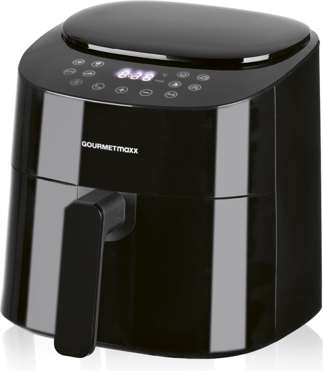 Gourmet Maxx Hetelucht friteuse digitaal - 4,5 liter - 1400W - swart — afbeelding 1