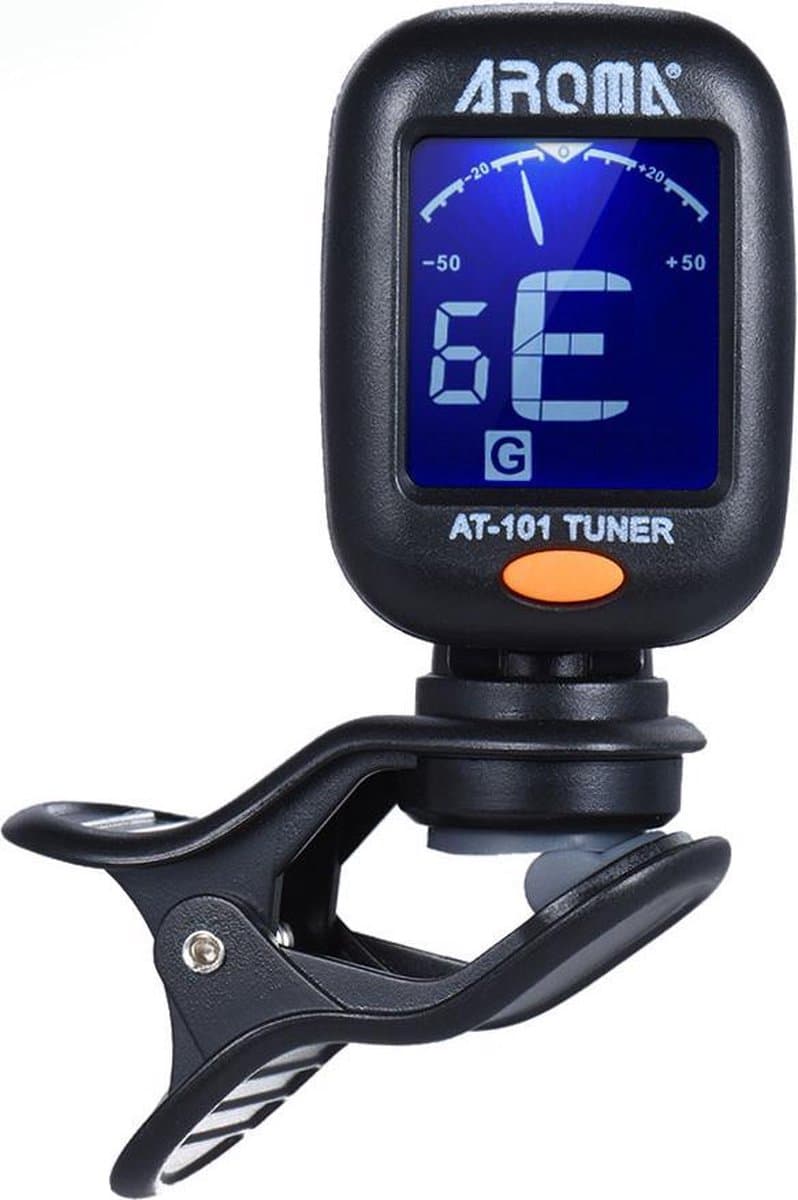 Clip-on tuner AT-101 - stemapparaatje voor Gitaar - Bas - Viool - Ukelele - Chromatisch — afbeelding 1
