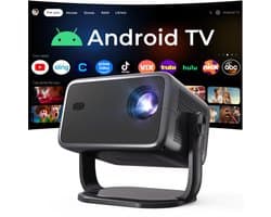 Beamer Smart - 800 ANSI Lumen - Native 1080p Resolutie - LCD Scherm - Android 14 OS - Voor Thuisbioscoop En Buiten