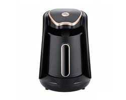 Turkse koffiemaker – Elektrische mokapot – Elektrisch koffiezetapparaat – Gemakkelijk thuis – 300 ml – 600 W – 220 V – Zwart