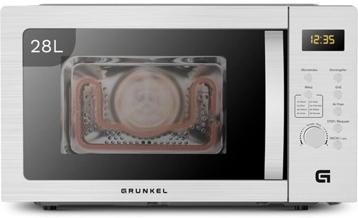 Combi-magnetron met Grill en Airfryerfunctie - 28 Liter - 5 Vermogensniveaus — afbeelding 1