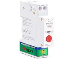 Slimme DIN-railschakelaar D1Z, 16A, energiemeting, TUYA Zigbee, MQTT