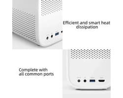 Xiaomi - Mi Smart Compact - Beamer - Projector Beamer - Mini Meamer - HDR 10 - FHD 1080p - DLP Automatische focus - met WiFi 5.0 - 500 ANSI Lumens - Android 11.0 - Wit