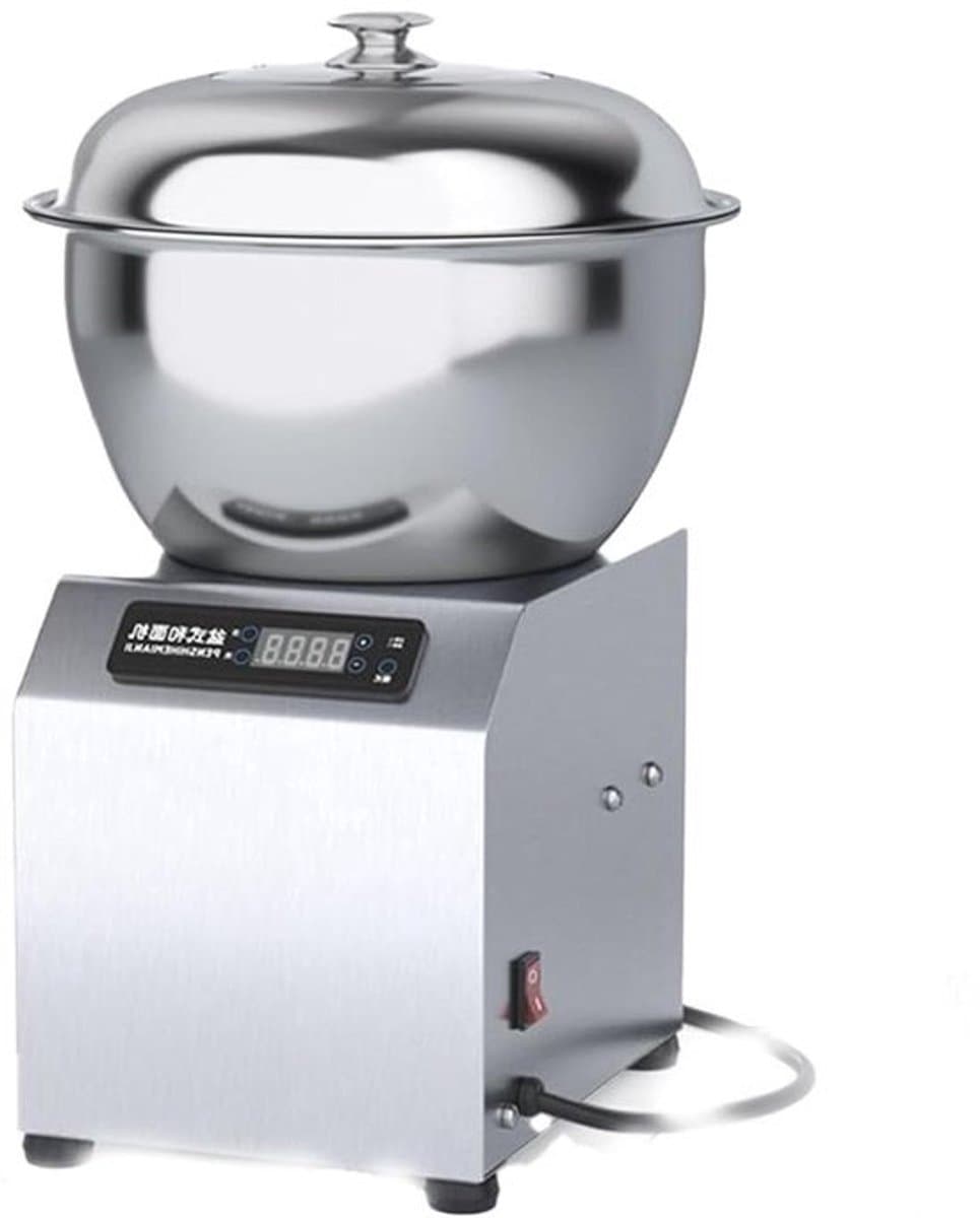Spiraal Deegmachine - Deegmenger - Brood Pizza Bereiden - Dubbele Rotatie Kneden - 8 kg Capaciteit - Zilver — afbeelding 1