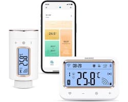Slimme Radiator Thermostaat met WiFi en App-Bediening voor Temperatuurregeling