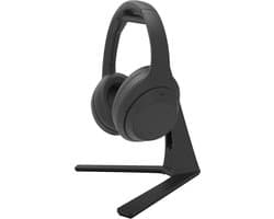Universele Desktop Headphone en Headset Stand met Siliconen Padding en Adapter Houder - Zwart