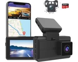 Dashcam 4K met App, Wifi, GPS, en Geavanceerde Functies