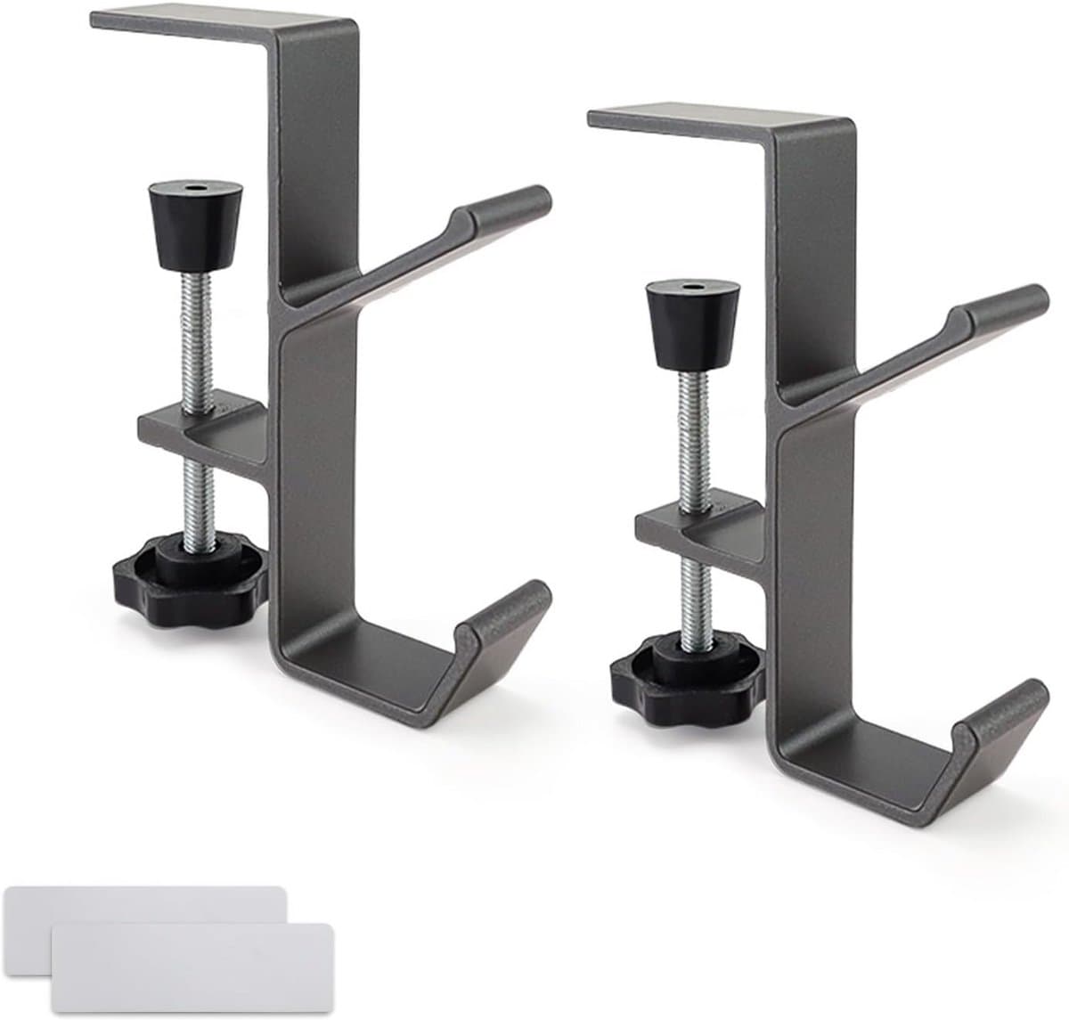 Verstelbare Koptelefoonhouder voor Tafel - 2 Stuks - Aluminium — afbeelding 1