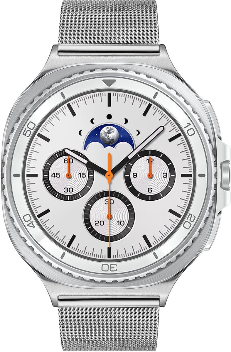 Samsung Special Edition Galaxy Watch 8 CLASSIC LTE Wit/ZilverklMesh 46mm — afbeelding 1