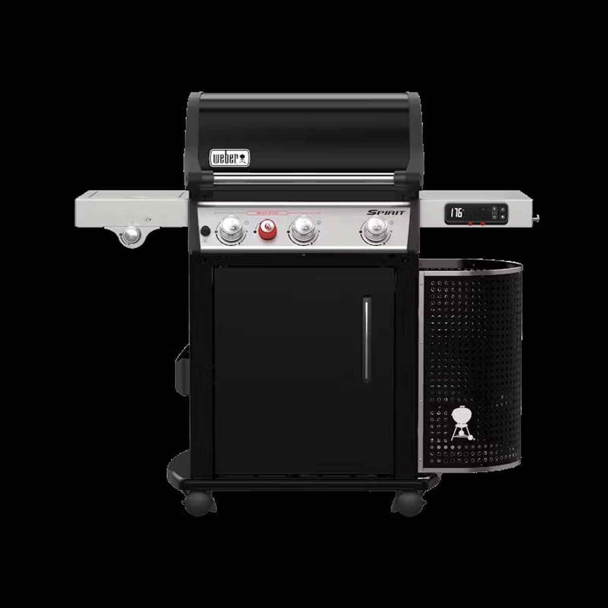 Weber Spirit EPX-335 GBS Gasbarbecue – Smart BBQ – Zwart – 3 Branders – Zijbrander – iGrill Ready — afbeelding 1