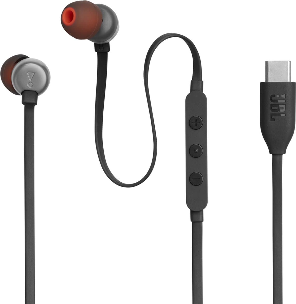 JBL TUNE 310C USB-C In-ear Bedrade oordopjes Zwart — afbeelding 1