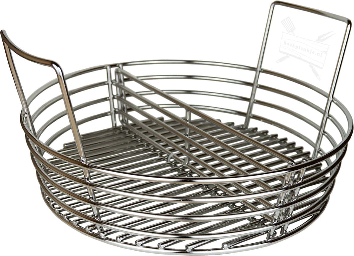 Grill Guru Large Charcoal Basket - Kamado - Kolenmand - Geschikt voor Grill Guru Large vanaf 2022 - RVS — afbeelding 1