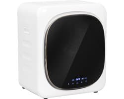 TEKROA® Luchtdroger - met timer en slim programma voor een lading van 4 kg - gemaakt van roestvrij staal en ABS - 48x40x56 cm - wit