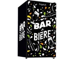 Bierbar - FRIGELUX - BAB89NEG - 88 L - Klasse E - 45 x 49 x 83,1 cm - 'Beer Bar'-design