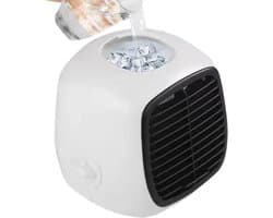 Draagbare Airco - Persoonlijke Koeler - Persoonlijk Comfort - Geruisloze Werking - 20 cm - Wit