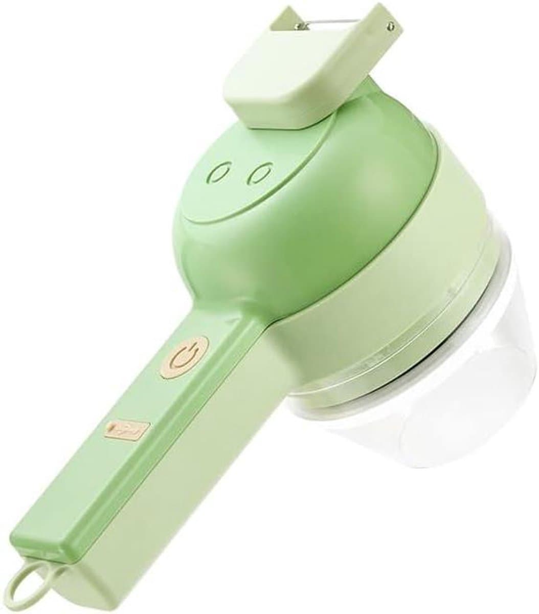 Draadloze Keukenmachine - Groentehakker Hakmolen - Snel Ingrediënten Snijden - Ergonomisch Zacht Handvat - 200 ml - Zwart — afbeelding 1