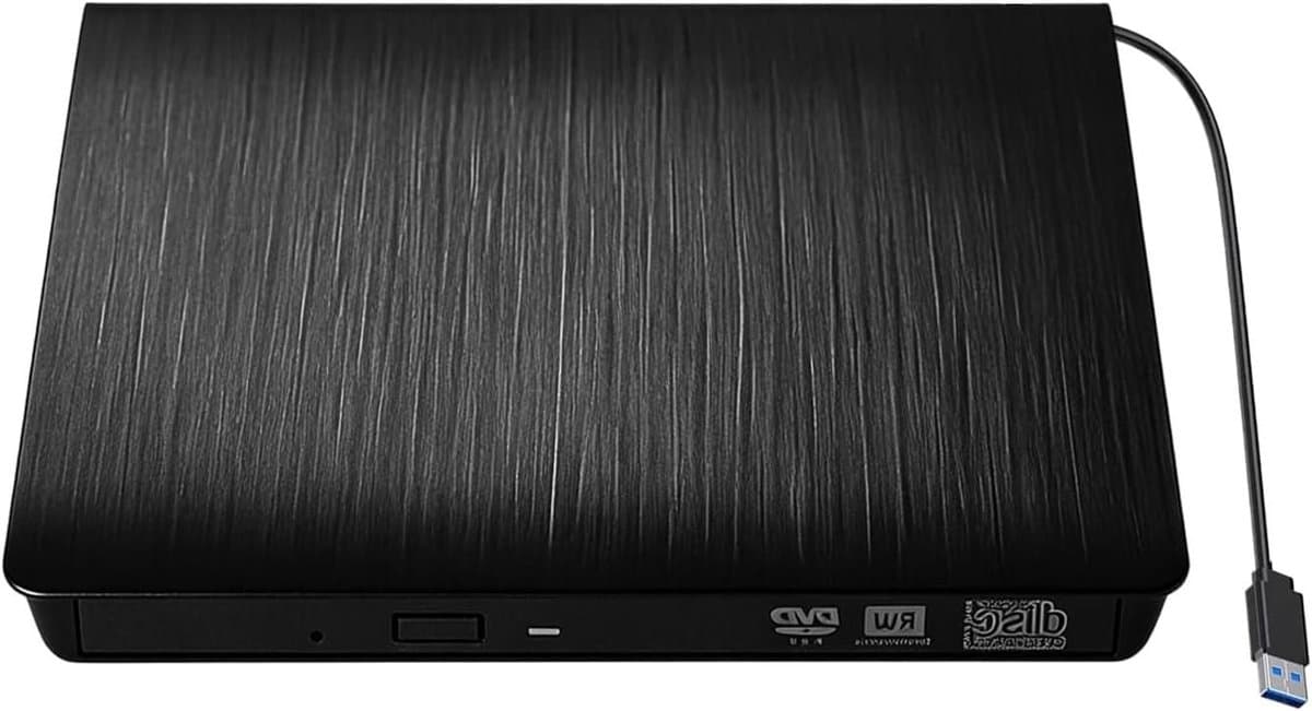 Externe CD/DVD Brander - Draagbare Drive - Data Overzetten - USB 3.0 Type-C - 147 x 145 x 19 cm — afbeelding 1