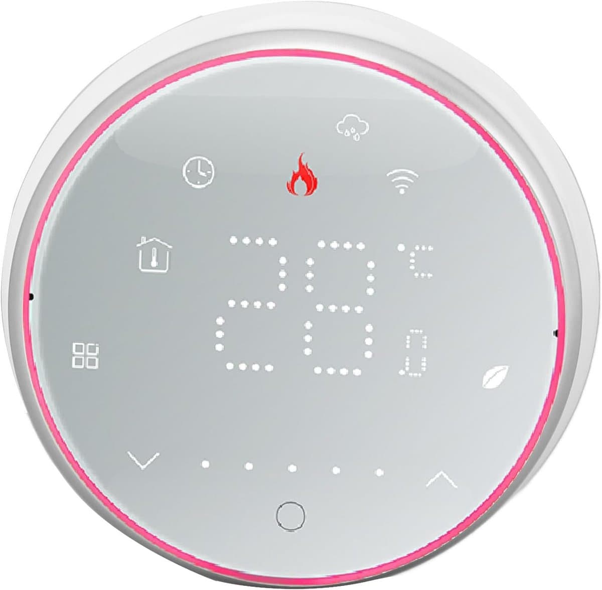 Slimme Thermostaat - App Gestuurd - Comfort Verhogend - Weekprogramma Instelbaar - 5-35 Graden - Wit — afbeelding 1