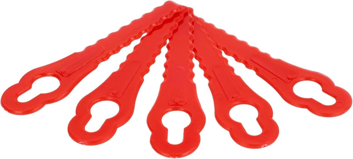 Reservemessen - Grasmaaierbladen - Gazon Onderhoud - Snelle Vervanging - 5 stuks 85mm - Rood — afbeelding 1