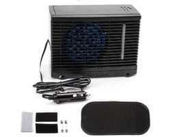 Draagbare airconditioning voor de auto, 12 V, draagbare ventilator voor de auto, stil, mini-ventilator voor auto, raam, lucht, ventilator