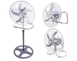 Archi 65W 3-in-1 Metalen Ventilator – Ventilatie - Staande Ventilator, Vloerventilator En Wandventilator – Industrieel Design