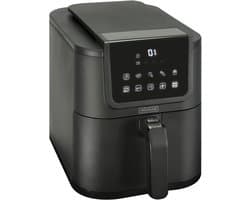 Airfryer XL - Heteluchtfriteuse Frituurpan - Gezond Frituren - Keramische Anti-aanbaklaag - 5 Liter - Zwart