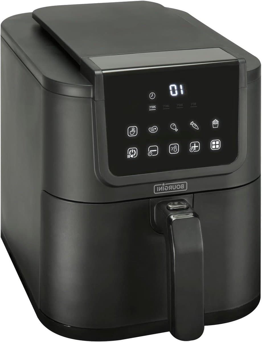 Airfryer XL - Heteluchtfriteuse Frituurpan - Gezond Frituren - Keramische Anti-aanbaklaag - 5 Liter - Zwart — afbeelding 1