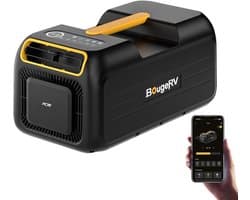 Mobiele airco 3500 BTU draagbare camping airconditioner met app bediening 5-in-1 klimaatapparaat voor tent camper en busje