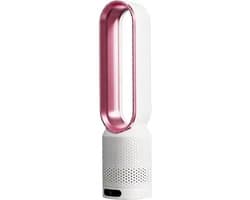 Kraftverdia Ventilator Staand - Bladloze Ventilator 58 cm - Luchtcirculator met Afstandsbediening, 8 Snelheden, 90° Oscillatie, Timer en Luchtzuivering – Veilig en Comfortabel voor Woonkamer, Slaapkamer en Kantoor - Roze