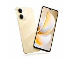 Realme Note 70T Smartphone – 4GB RAM – 64GB ROM – 6000mAh Batterij – 6,72 inch HD Display – 7,94 mm Ultradun – Goud