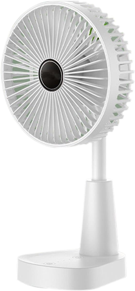 Draagbare opvouwbare ventilator voor thuis, op de camping, buiten en op kantoor; compact en duurzaam — afbeelding 1