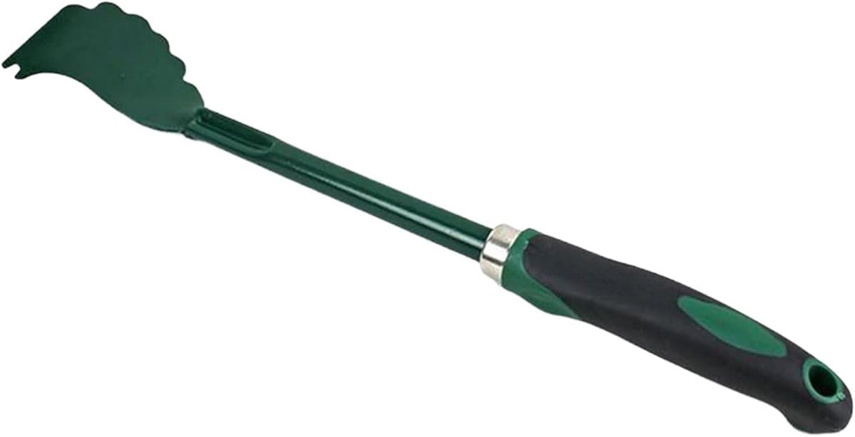 Maaidek Schraper - Grasmaaier Borstel - Efficiënt Reinigen - Lange Ergonomische Steel - 40 cm - Zwart — afbeelding 1