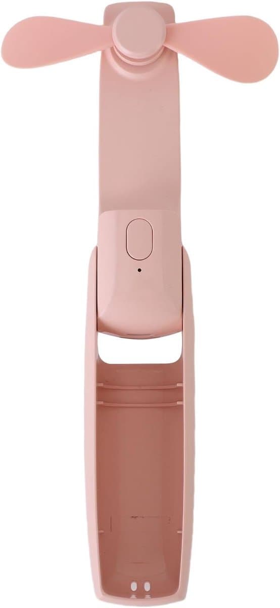 Oplaadbare Handventilator - Draagbare Koeler - Persoonlijke Koeling - Opvouwbaar Ontwerp - 142 gram - Zwart — afbeelding 1