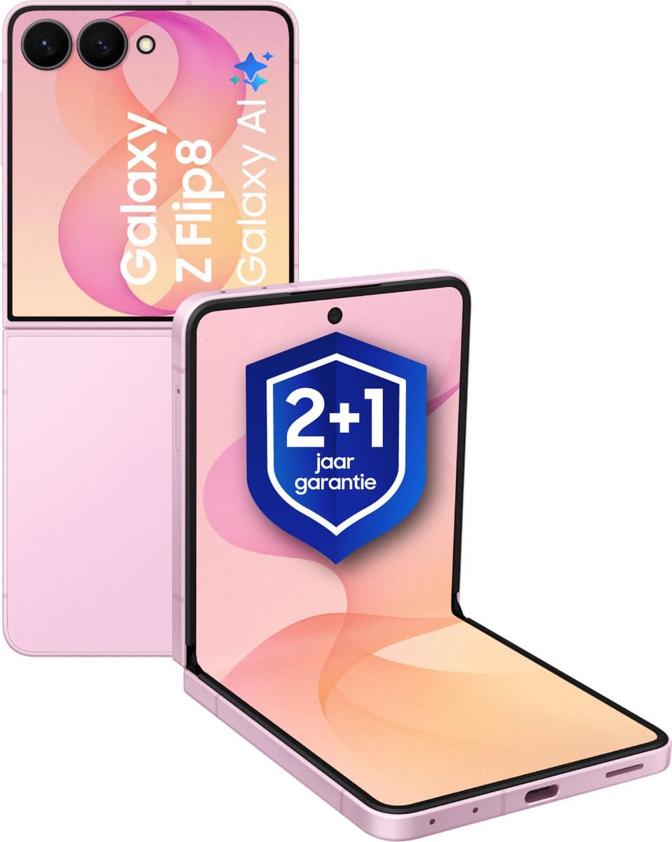 Samsung Galaxy Z Flip8 5G - Smartphone - 512GB - Pink + 1 jaar extra garantie — afbeelding 1