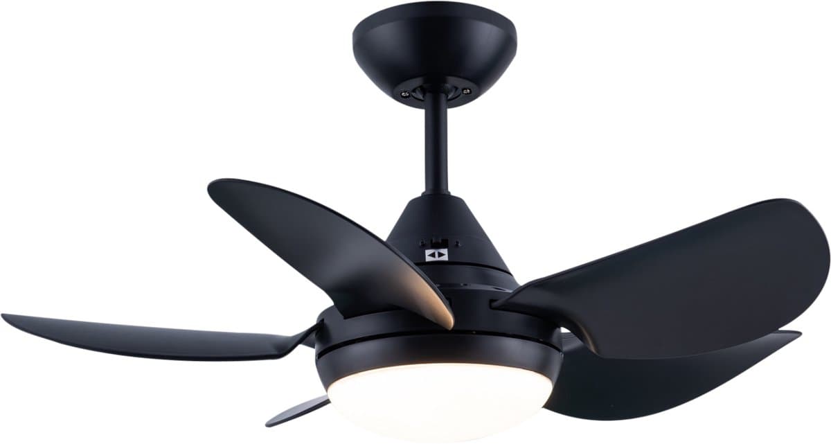 Evolar Smart Plafondventilator met Verlichting en WiFi - 76 cm - Stille Plafondlamp met Ventilator - Dimbaar Warm Wit Licht (LED) - EVO-CF30BW — afbeelding 1