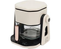 Heteluchtfriteuse - Airfryer met glas - Gezond Koken - 3-in-1 Functie - 45 Liter - Wit
