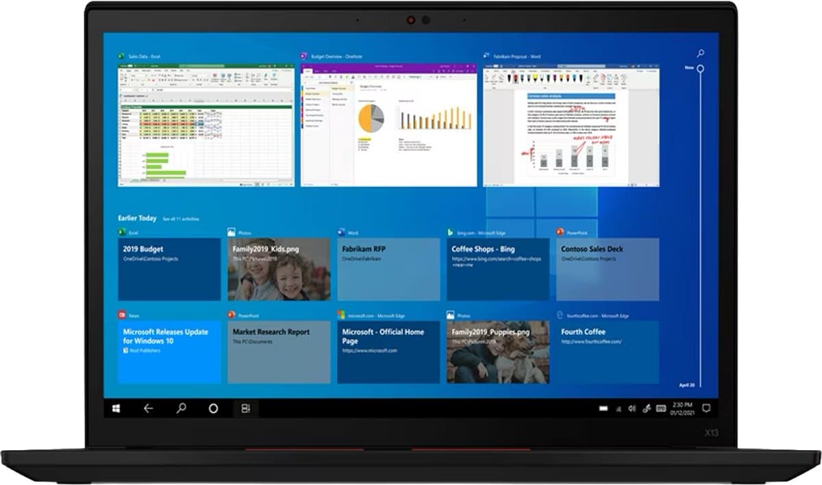 Lenovo ThinkPad X13 G2 - 13.3" WUXGA Touchscreen - Intel Core i5-1145G7 - 256 GB - 16 GB - Windows 11 Pro — afbeelding 1