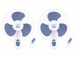 Fertraso Wandventilator 2 stuks ø 40 cm incl. 2 afstandsbediening