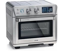 Oven Airfryer - Heteluchtoven Multifunctioneel - Gezond Koken - 15 Kookfuncties - 25 Liter - Zilver