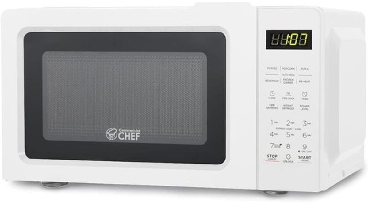 Magnetron met kookplaat - Kleine oven - Snel maaltijden bereiden - Touch bediening - 0.7 CU capaciteit - Wit — afbeelding 1