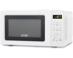 Magnetron met kookplaat - Kleine oven - Snel maaltijden bereiden - Touch bediening - 0.7 CU capaciteit - Wit