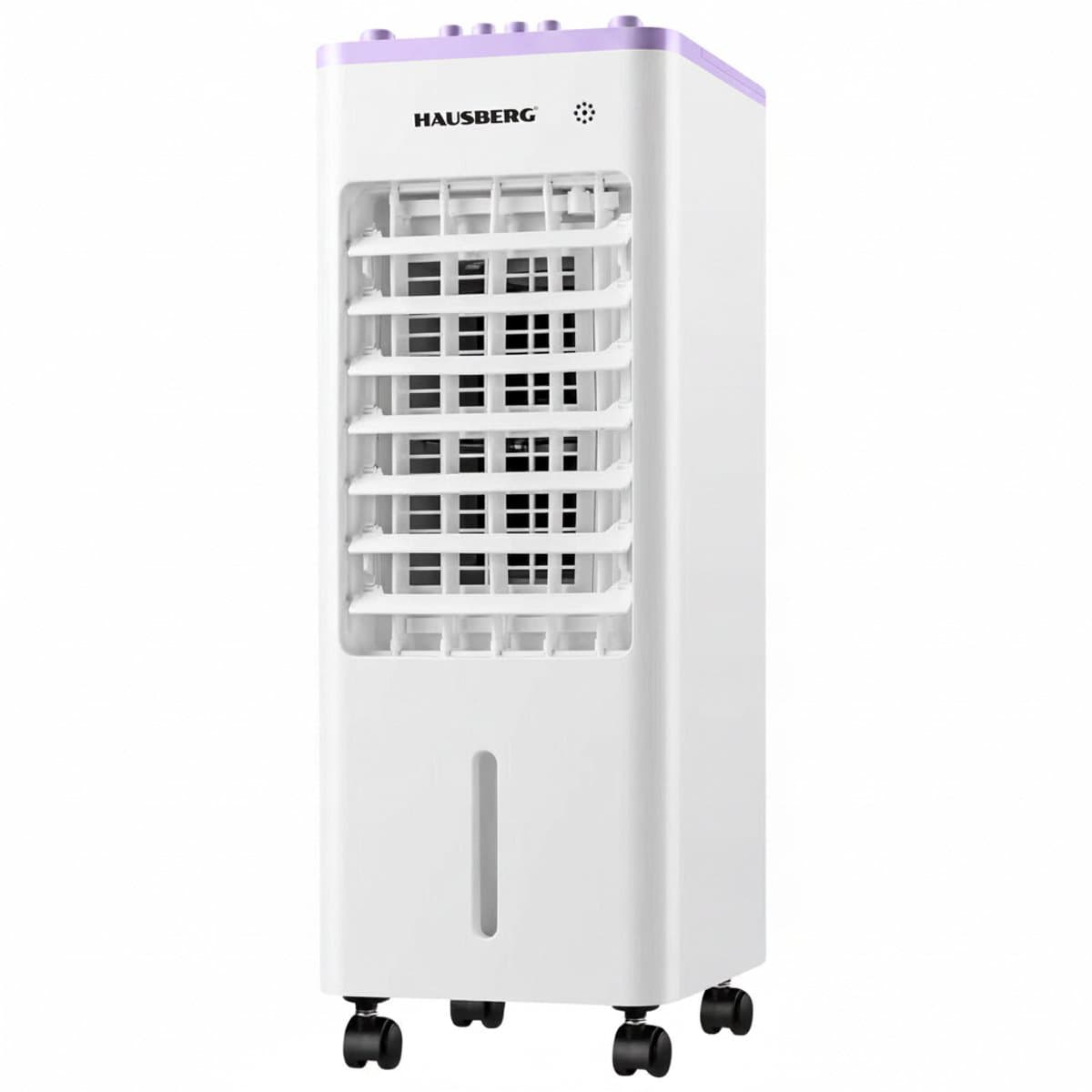 Hausberg - HB-EKO 5055AB - 4.2L - Aircooler - Luchtkoeler - Airco zonder slang- Koeling - 3 Standen - 2x Ice Box - Wit — afbeelding 1