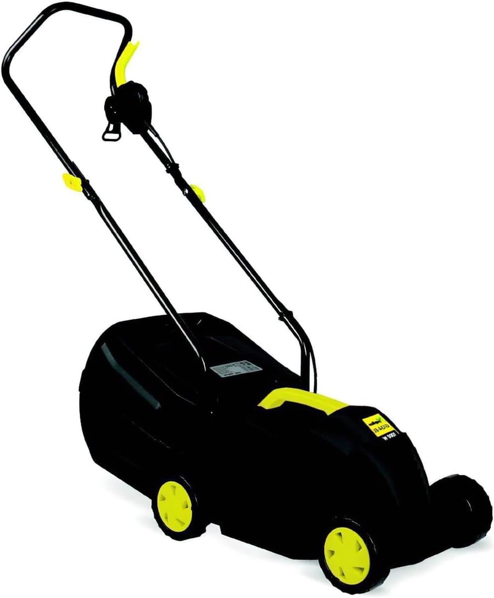 Elektrische Grasmaaier - Grastrimmer Grasmaaier - Gazon Onderhoud - 3-voudig Verstelbare Maaihoogte - 32 cm Snijdiameter - Groen — afbeelding 1