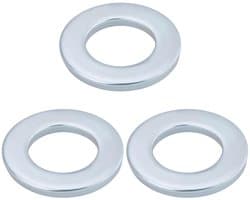 SnelShoppen - 3 Stuks Metalen Wasmachine voor Grasmaaier 24M7097 - Compatibel met John Deere - 29.5x17x2.8mm - Gegalvaniseerd Koolstofstaal - Eenvoudi
