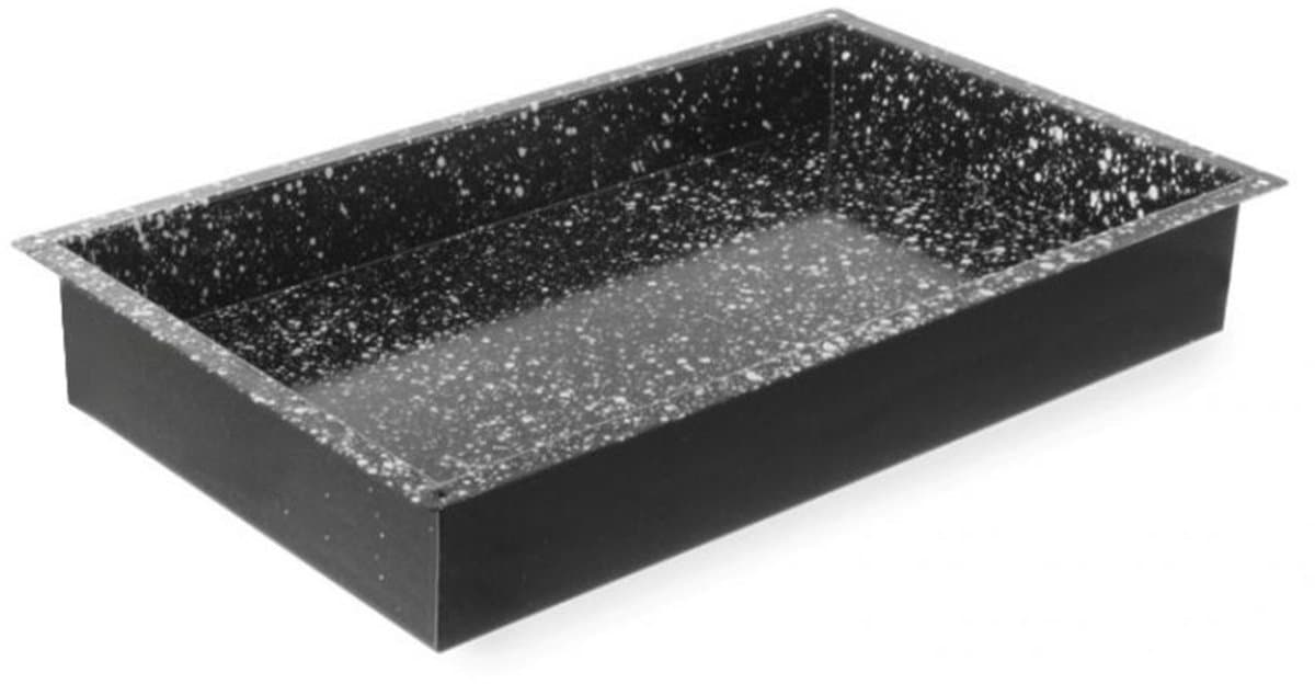 Tray CONVECTOMAT CLASSIC GN 1/1, HENDI, GN 1/1, Zwart, 530x325x(H)80mm, Rechthoekig — afbeelding 1